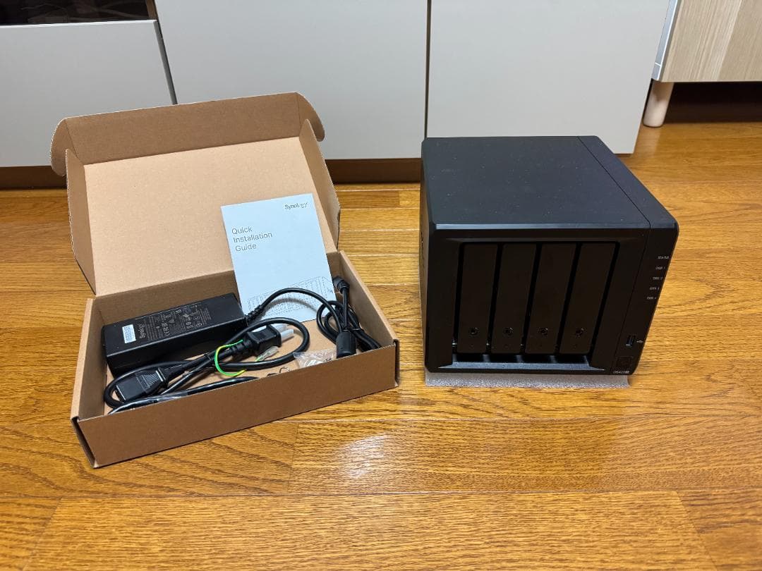 Synology DS423+（RAM増設済・合計6GB）本体のみ・HDDなし
