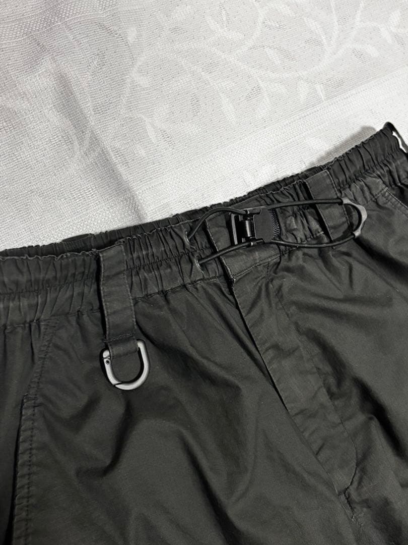 Y-3 RIPSTOP カーゴパンツ XS 黒 H63028