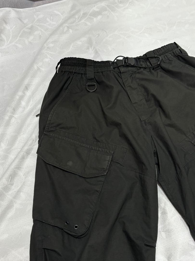 Y-3 RIPSTOP カーゴパンツ XS 黒 H63028