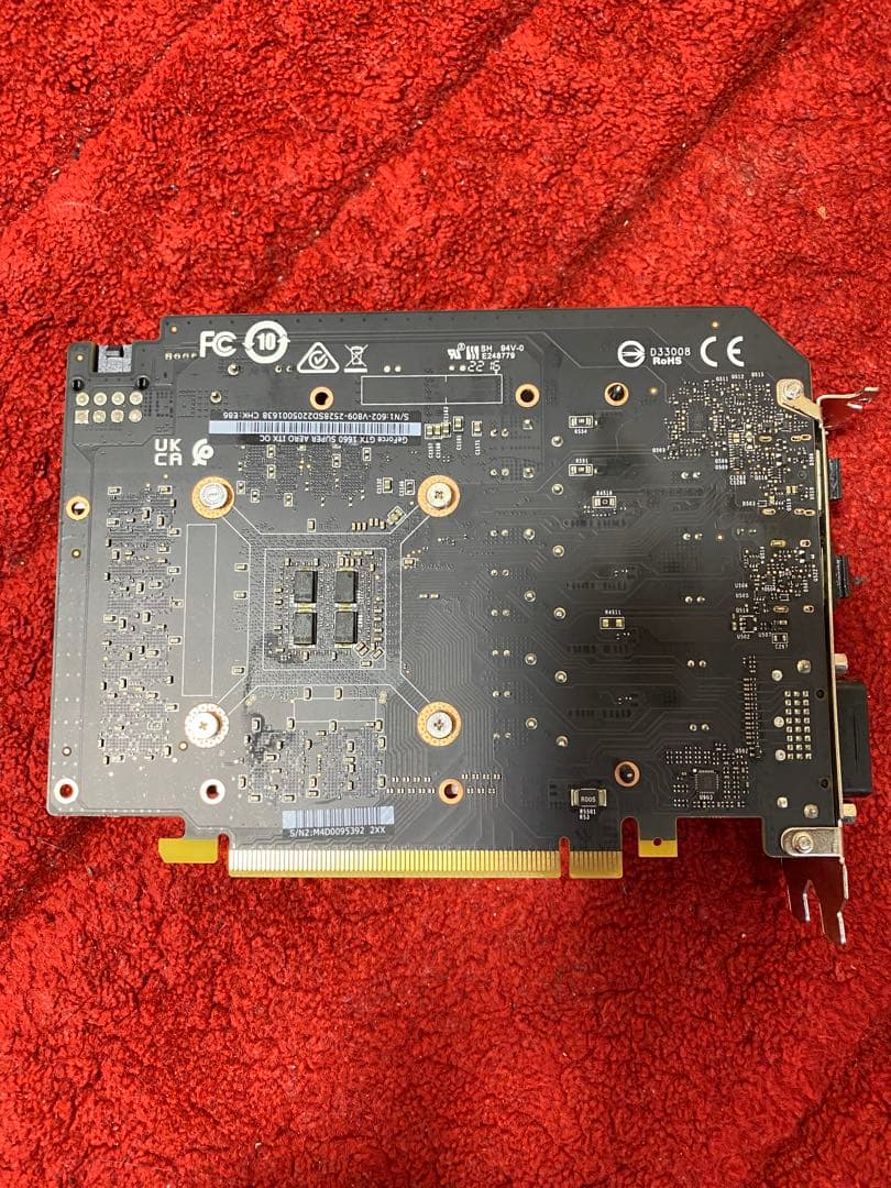 グラフィックボード・グラボ・ビデオカード MSI AERO GeForce 1660 super Aero