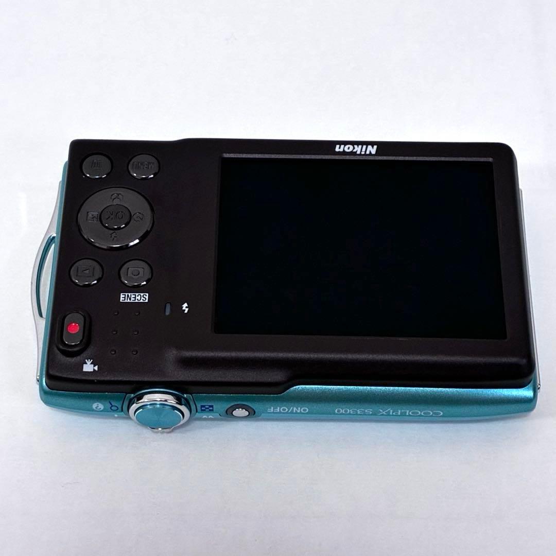 Nikon ニコン COOLPIX S3300 ブルー デジカメ