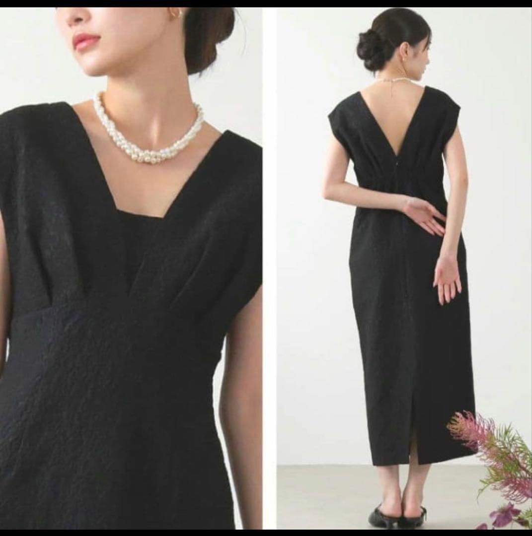 kana ANDRESD ジャガードワンピース ドレスのみ