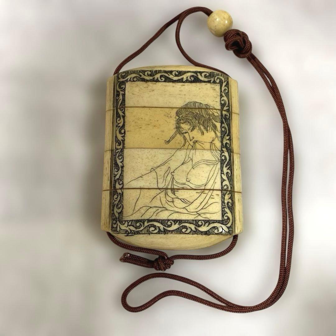 A-5 印籠　提物　江戸時代　古道具　アンティーク　雑貨　美術品　工芸品　装飾品