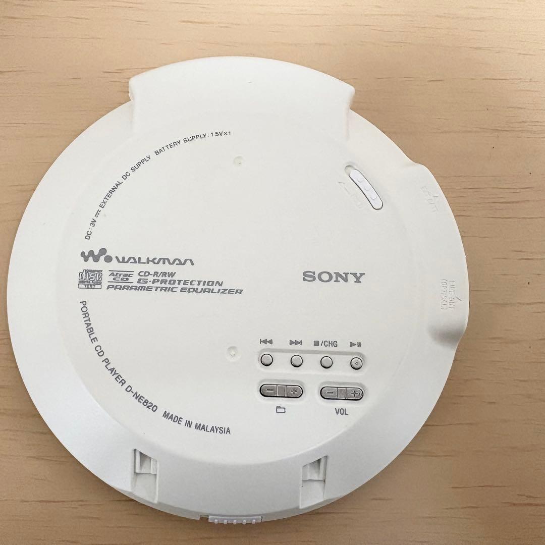 【希少】SONY CDウォークマン D-NE820 WALKMAN ブルー 青