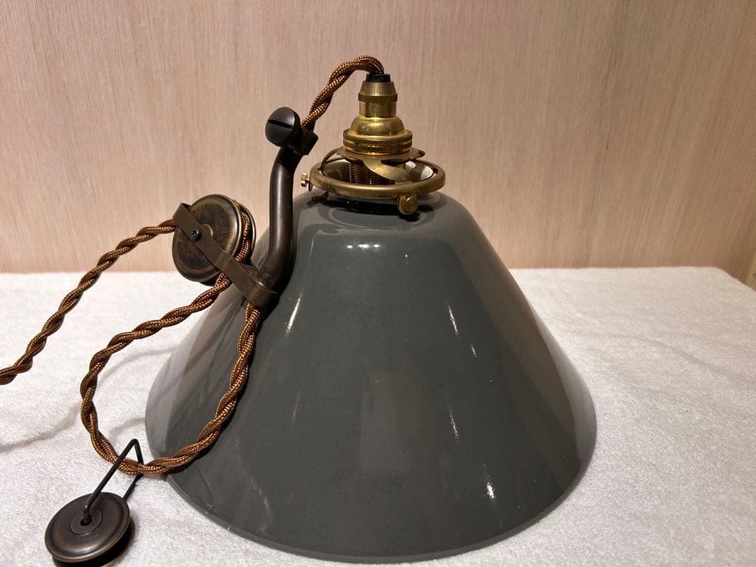 や*ん様 420 　Flame　galette enamel　琺瑯ペンダントライ