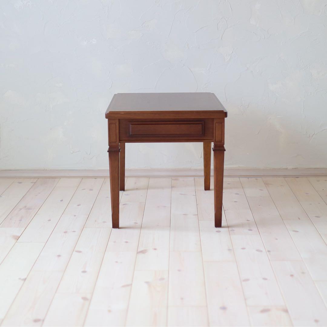 maruni/マルニ木工　地中海　木製 サイドテーブル 引き出し付き