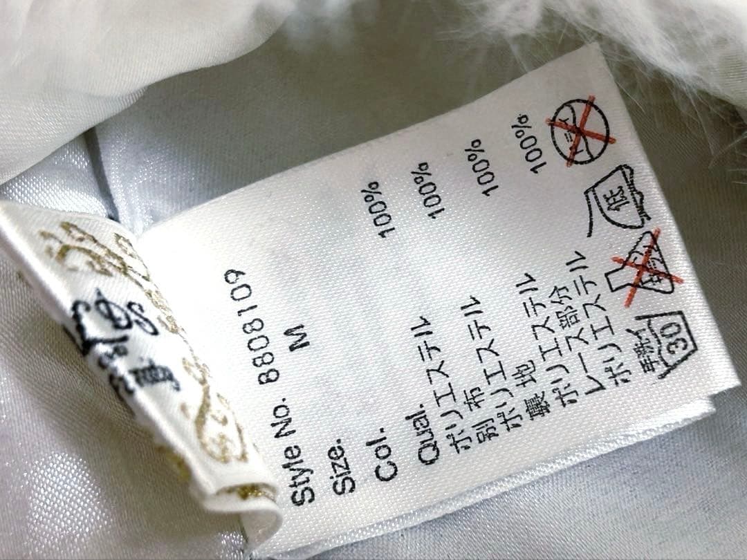 GOLDS♡チェーン付き♡ファー♡レッグカバー♡ZIP♡総レース♡白×黒