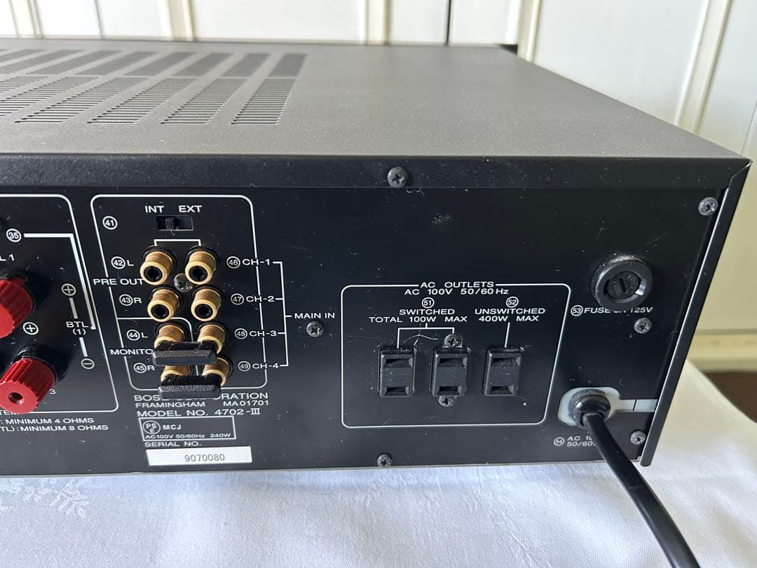 BOSE 4702-III プリメインアンプ