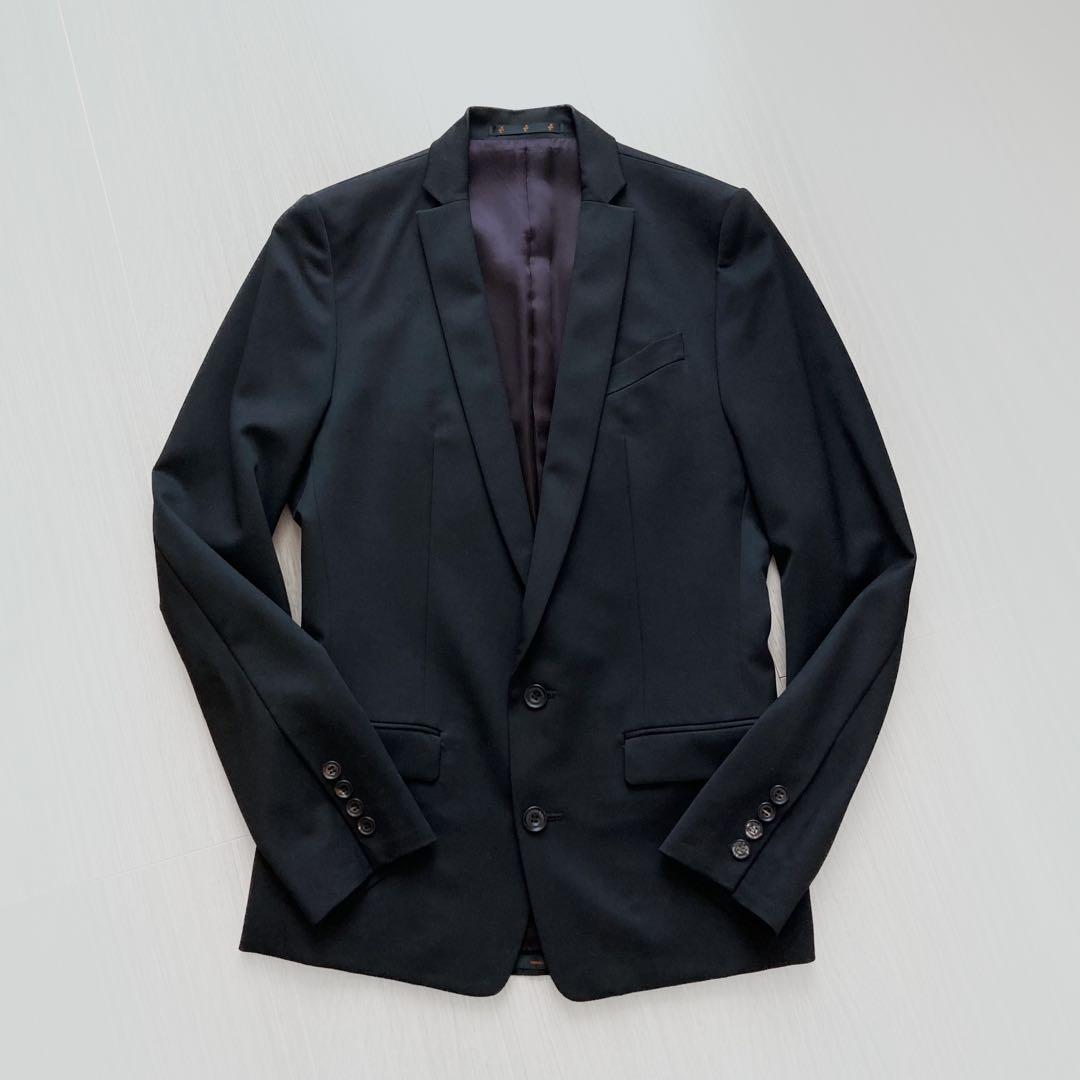 【美品】ato アトウ ジャケット ブラック テーラード ビジネス