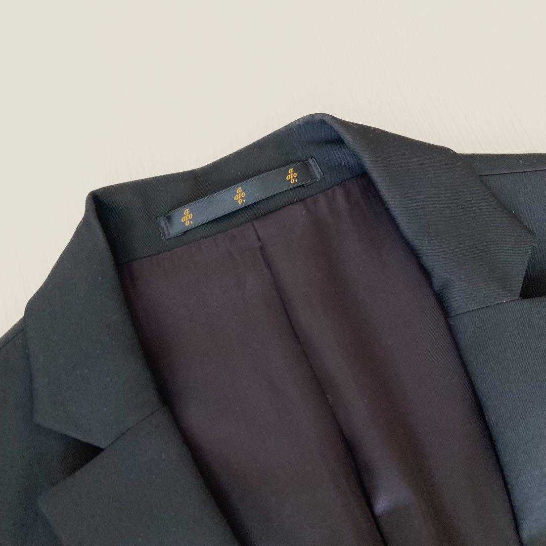 【美品】ato アトウ ジャケット ブラック テーラード ビジネス