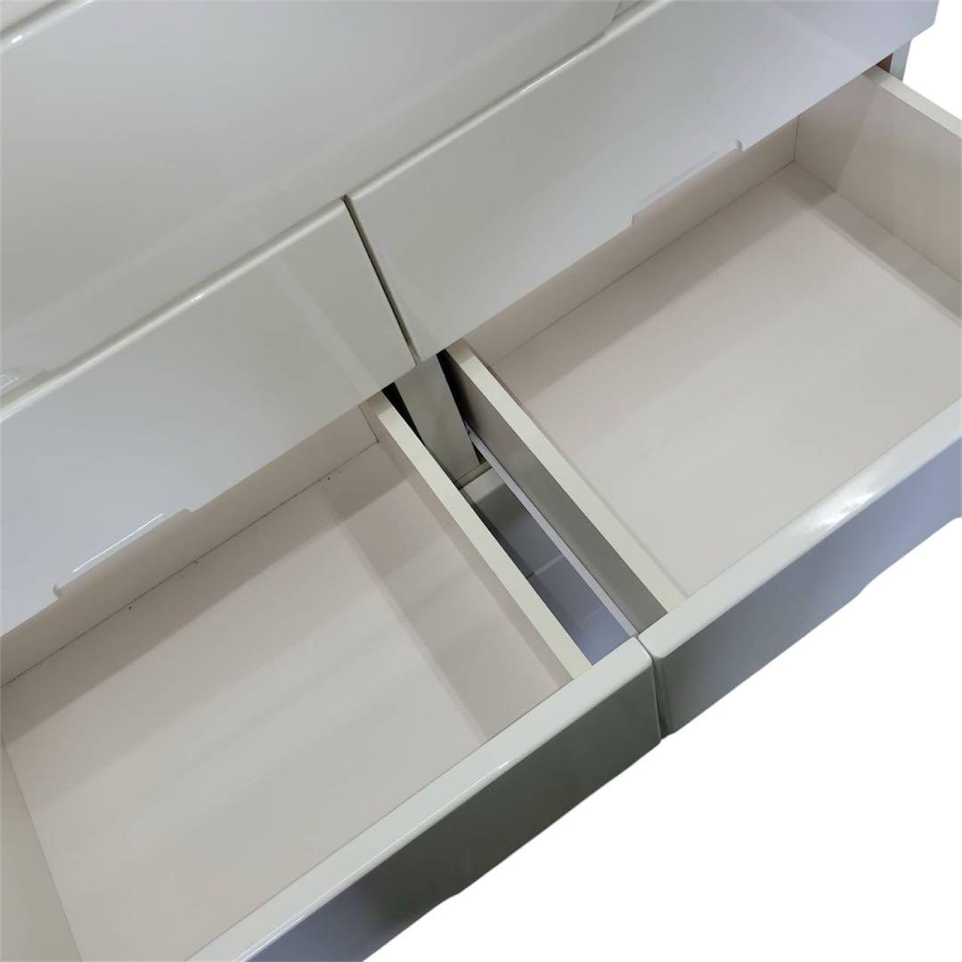 【送料込み】ニトリ　6段チェスト　ホワイト　家具　タンス　③