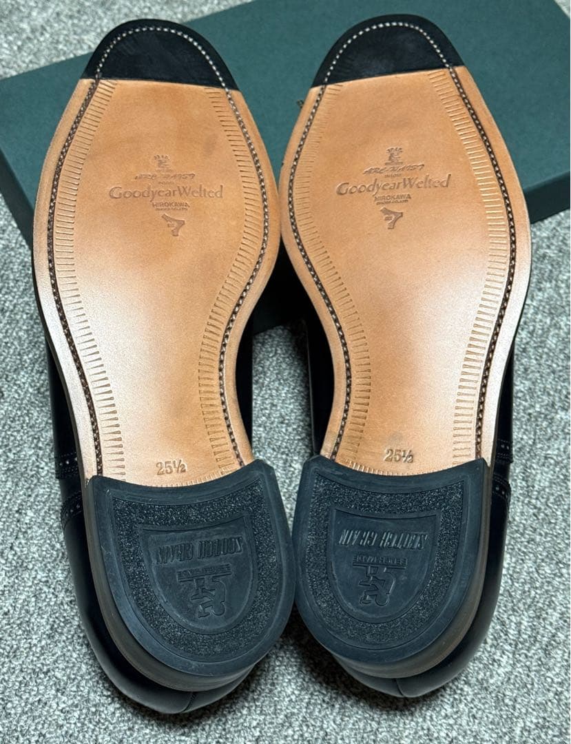 新品未使用 スコッチグレイン オデッサII 920 ブラック 25.5cm