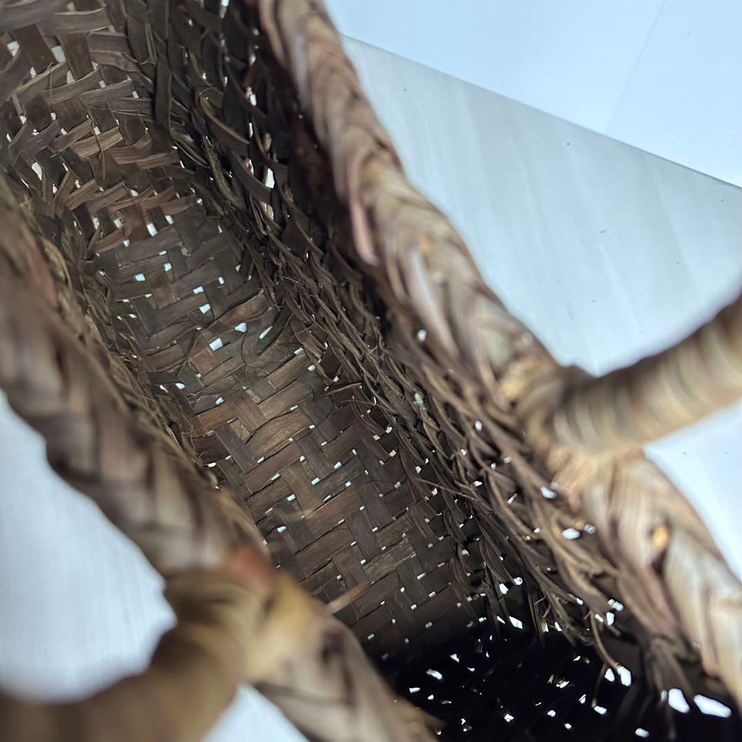 山葡萄☆国産☆トートバッグ☆編み込み☆カゴバッグ☆