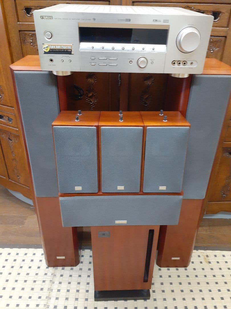 美品！ヤマハDSP-AX459 & Onkyo SL-207ウーハァー セット！