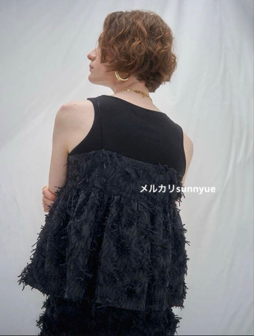 【もも】MECRE ジャガードキャミソール 新品タグ付 即完 ¥25300