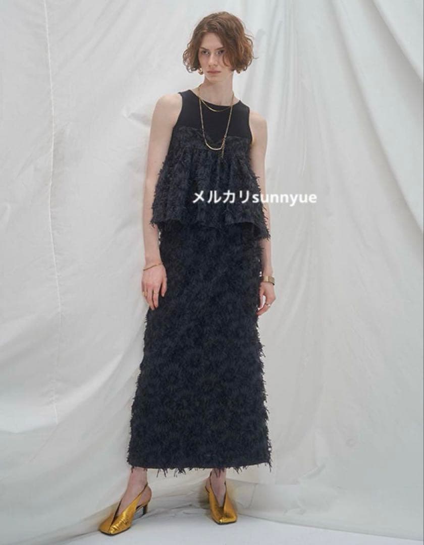 【もも】MECRE ジャガードキャミソール 新品タグ付 即完 ¥25300