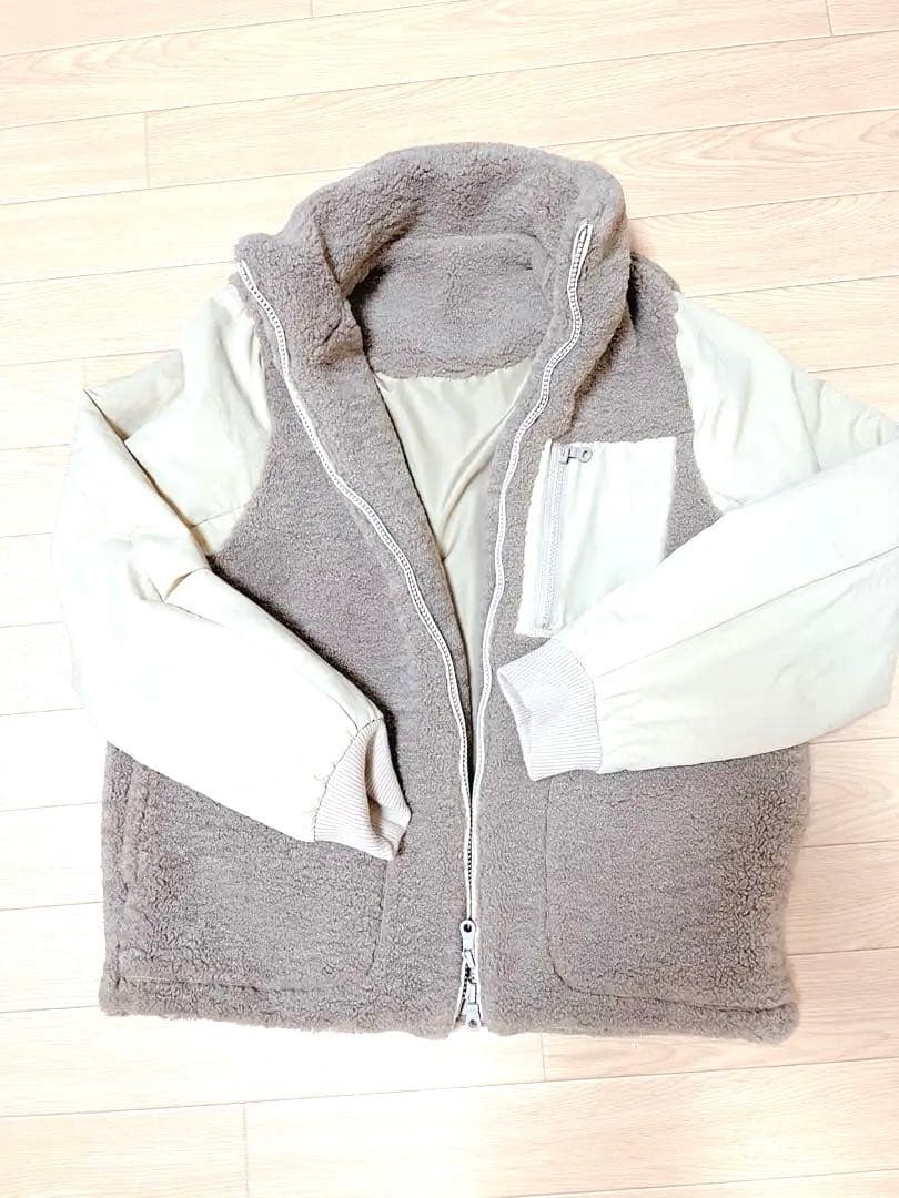 新品LOUNIEボアライナー付きフードコート❤︎ピンク38