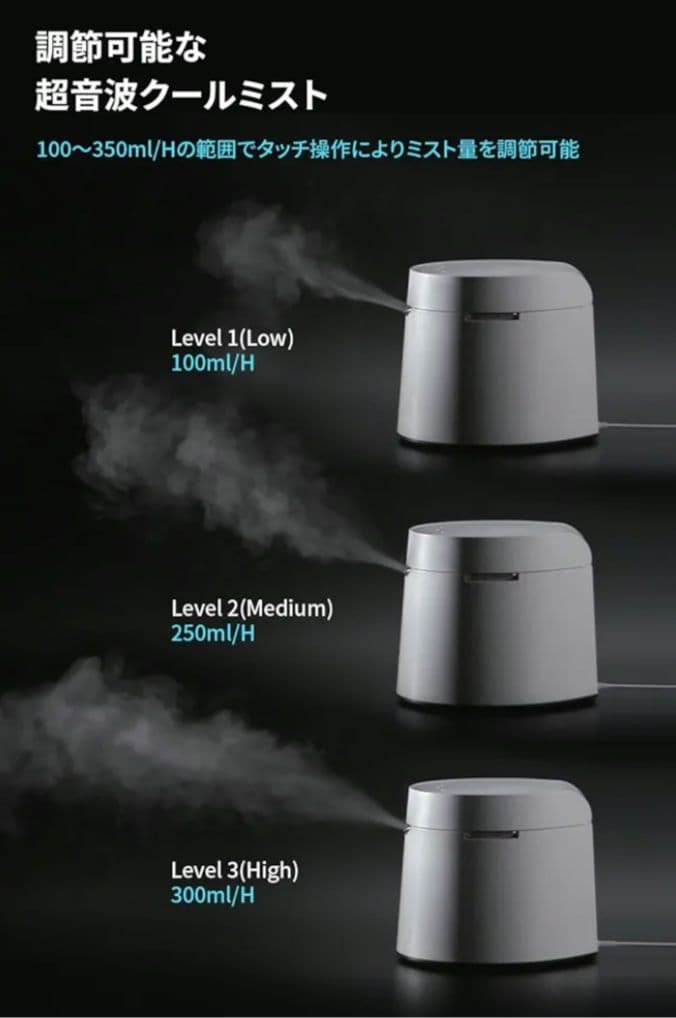 Carepod ケアポッド 14畳 ステンレス 超音波 加湿器 MS031S2