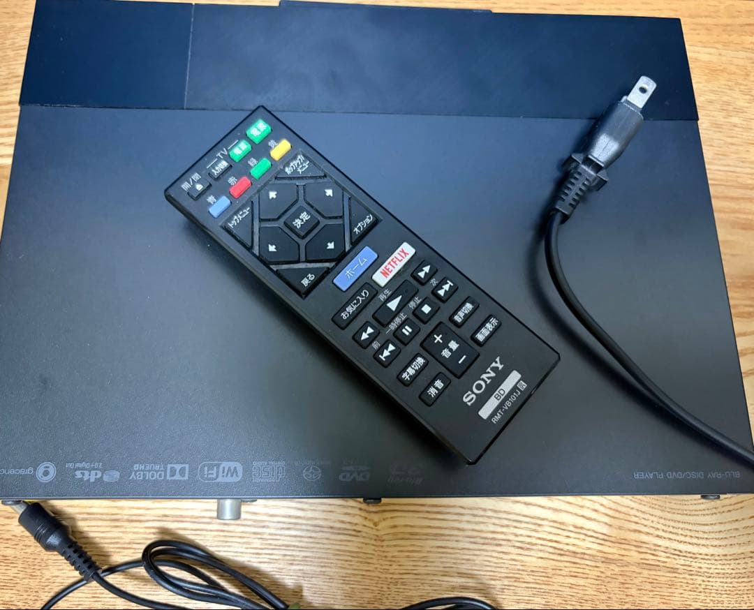 【美品】SONY Blu-rayプレーヤー 4K（HDMIケーブル・純正電池付）