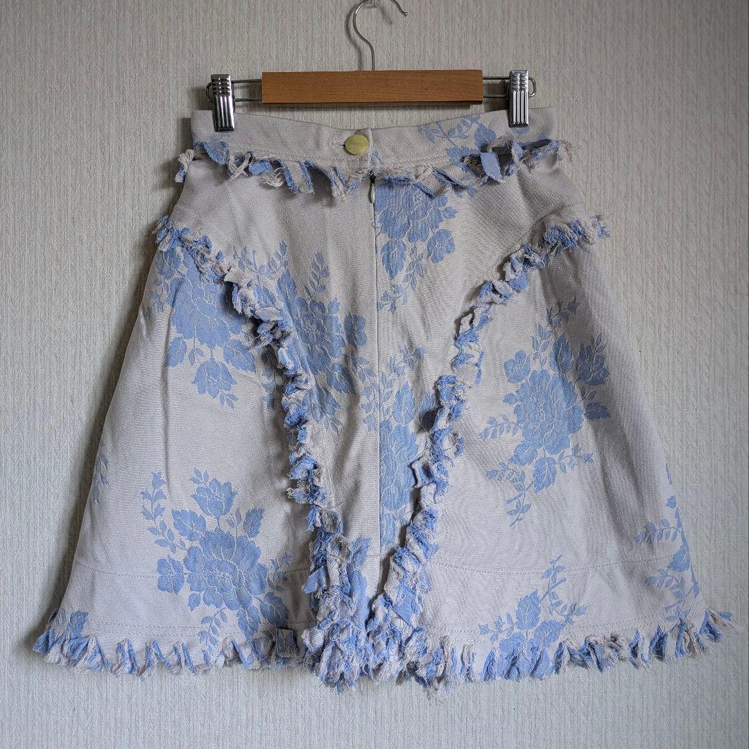 vivienne westwood ✨未使用✨ ゴブラン ローズ デニムスカート