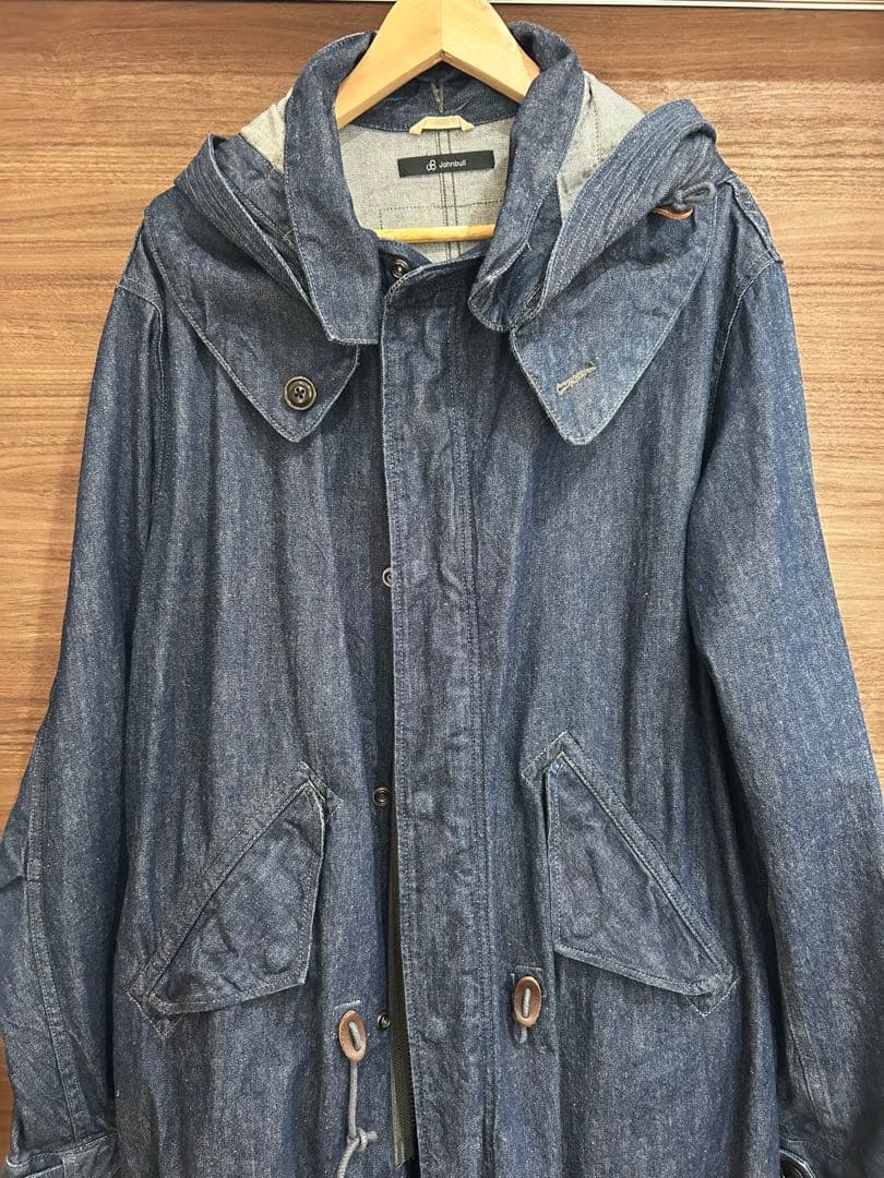 佐藤健着用 Johnbullジョンブル モッズコート インディゴデニム