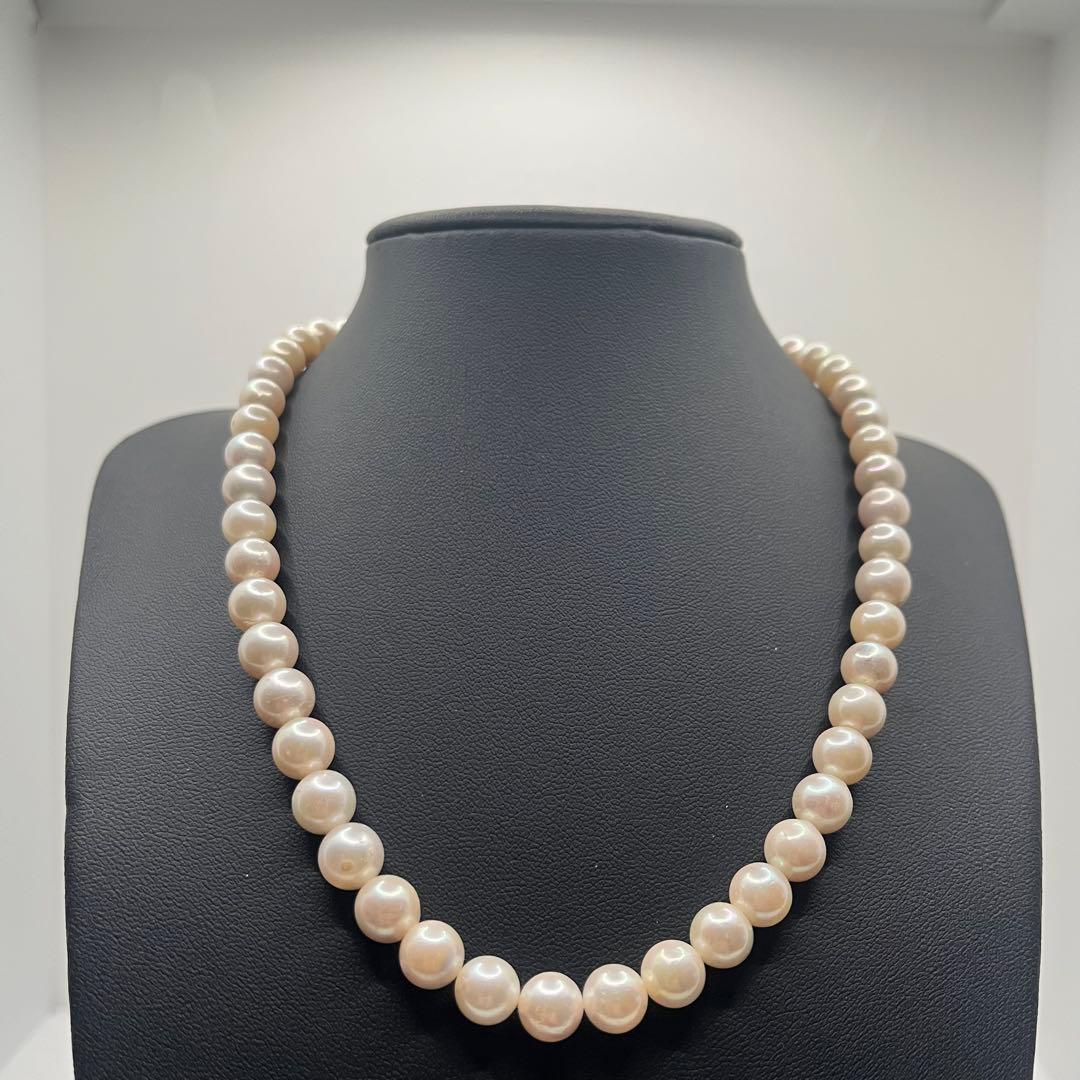 冠婚葬祭◎美品アコヤ真珠ネックレス8.0〜8.2mm送料込⑨