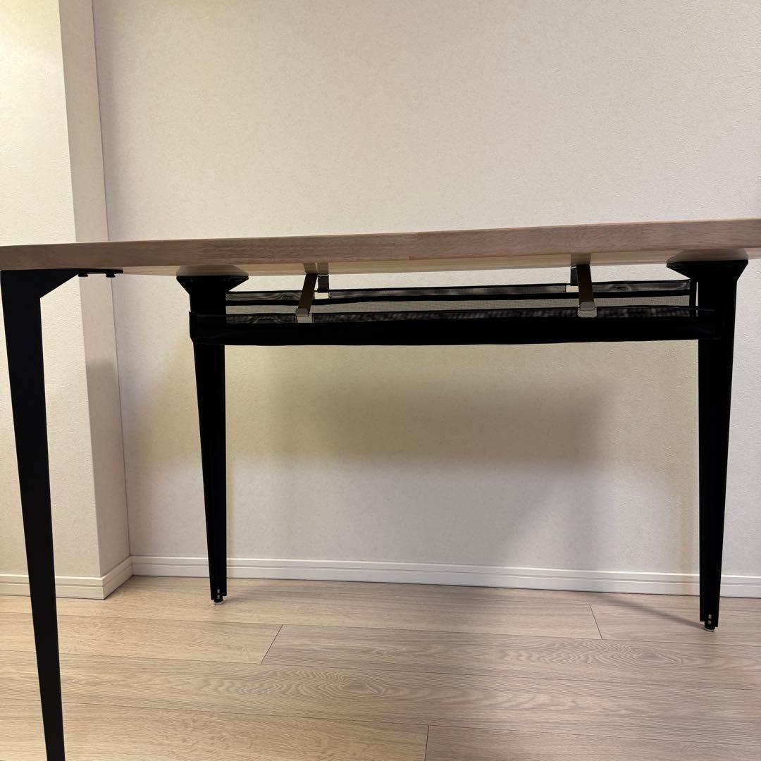 KANADEMONO コンパクトデスク ラバーウッド アッシュグレー