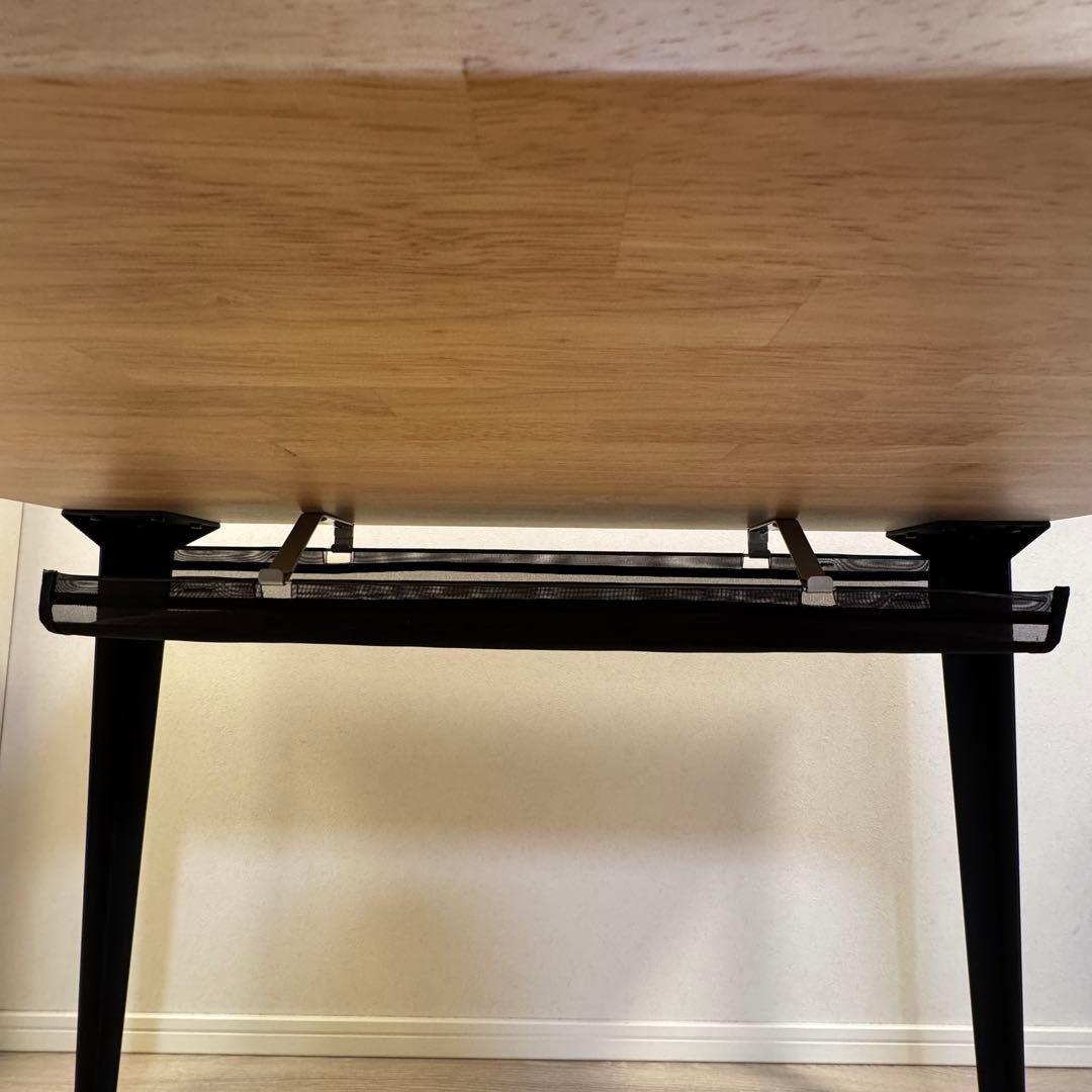 KANADEMONO コンパクトデスク ラバーウッド アッシュグレー