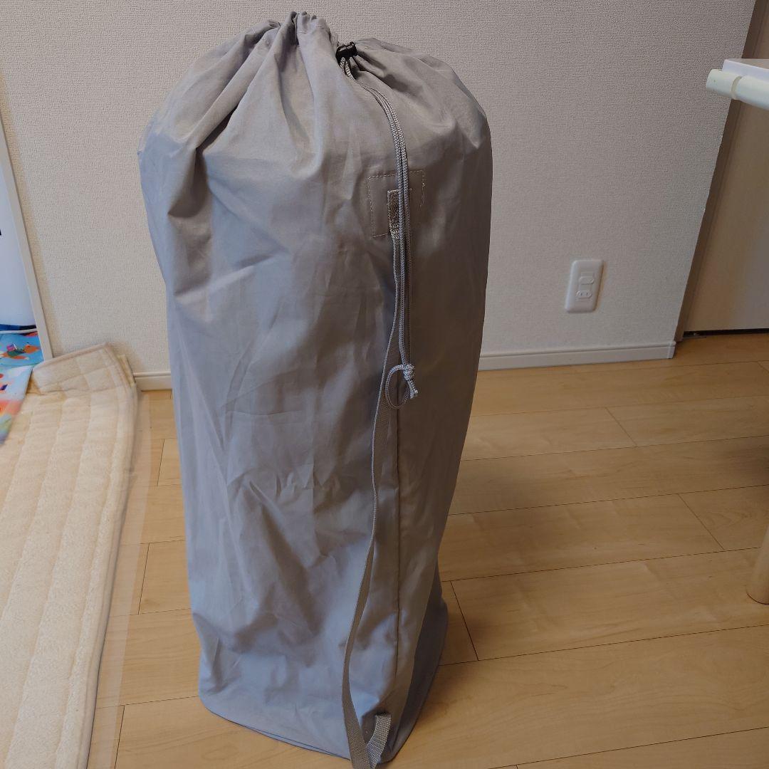 日本育児 洗えて たためる ポータブル ベビーサークル スクエア グレー