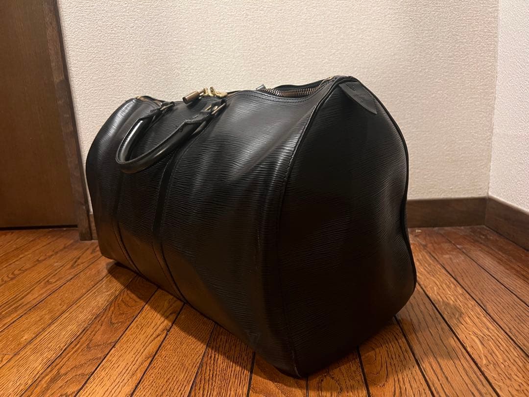 ルイヴィトン　エピ　キーポル　ボストンバッグ 黒