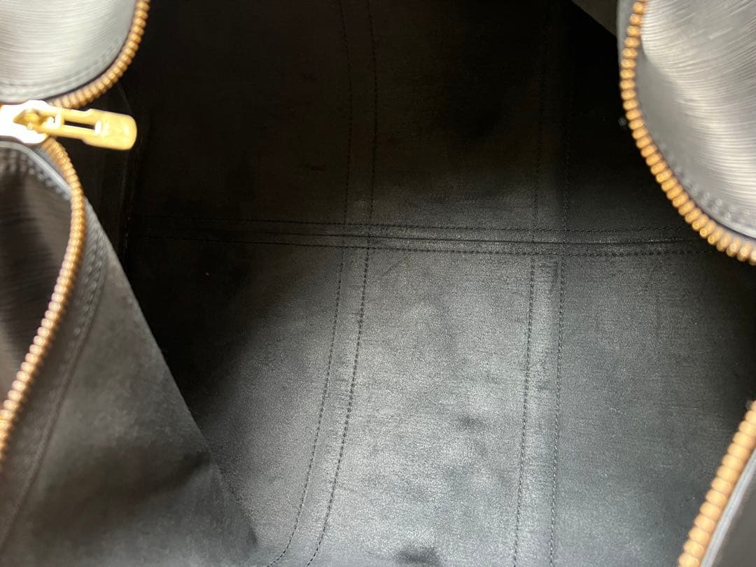 ルイヴィトン　エピ　キーポル　ボストンバッグ 黒