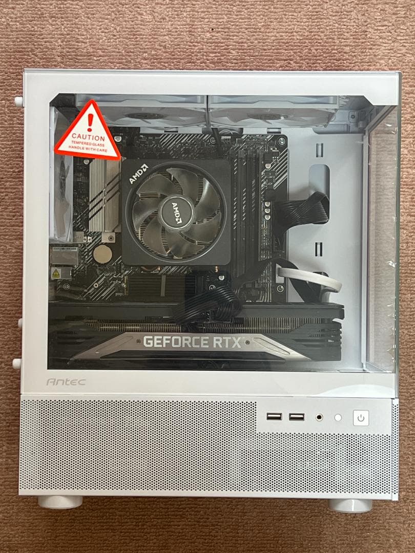 ががが　白ゲーミングPC/Ryzen9/RTX3070