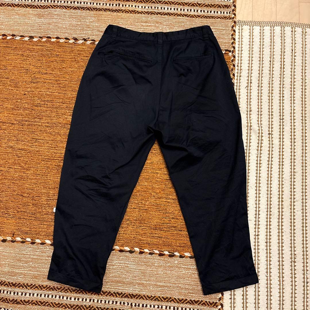 値下げ中❗️CAHLUMN 本年度モデル　1タックチノパン　ネイビー