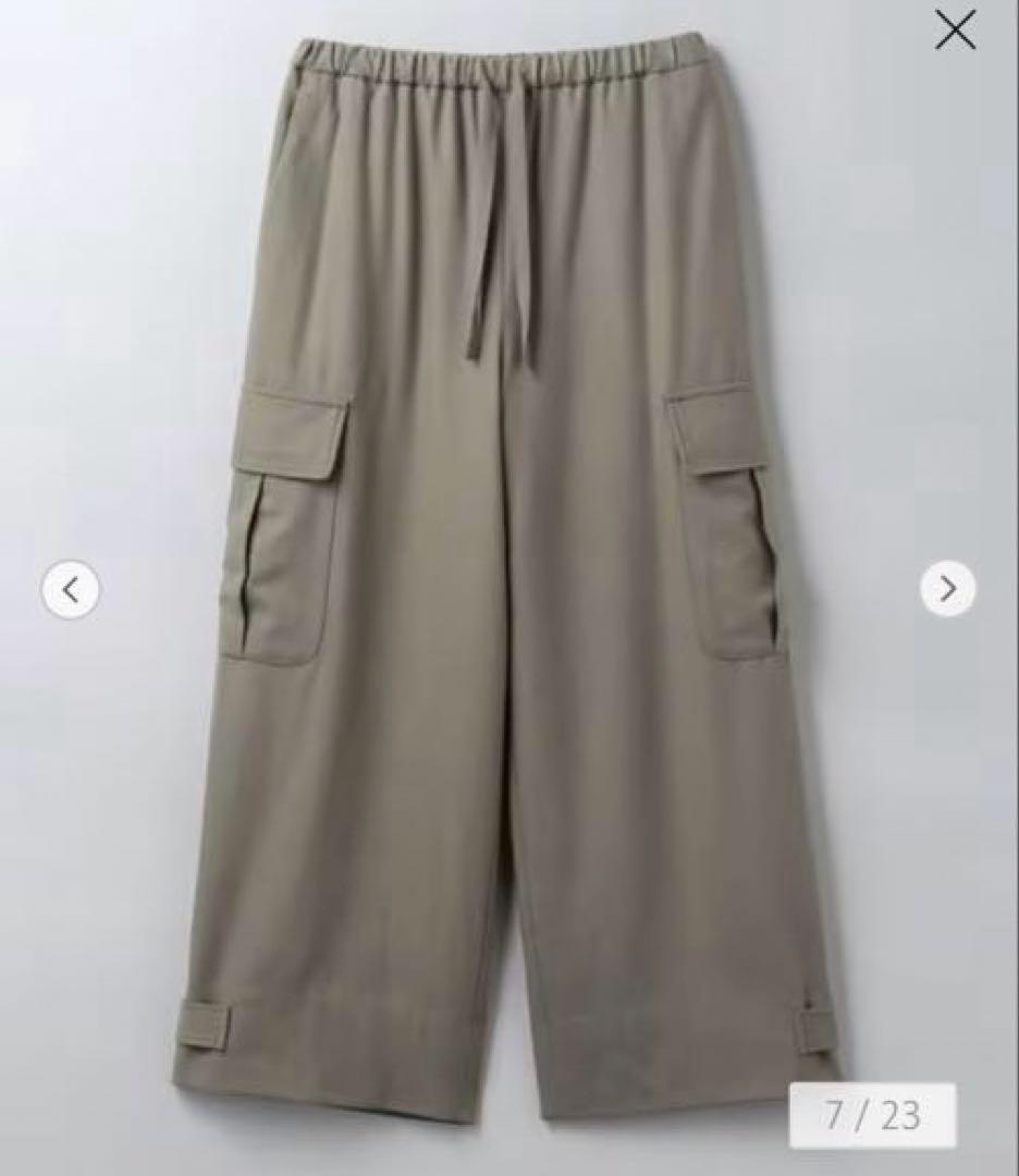 ＜6(ROKU)＞ワーク パンツ ベージュ