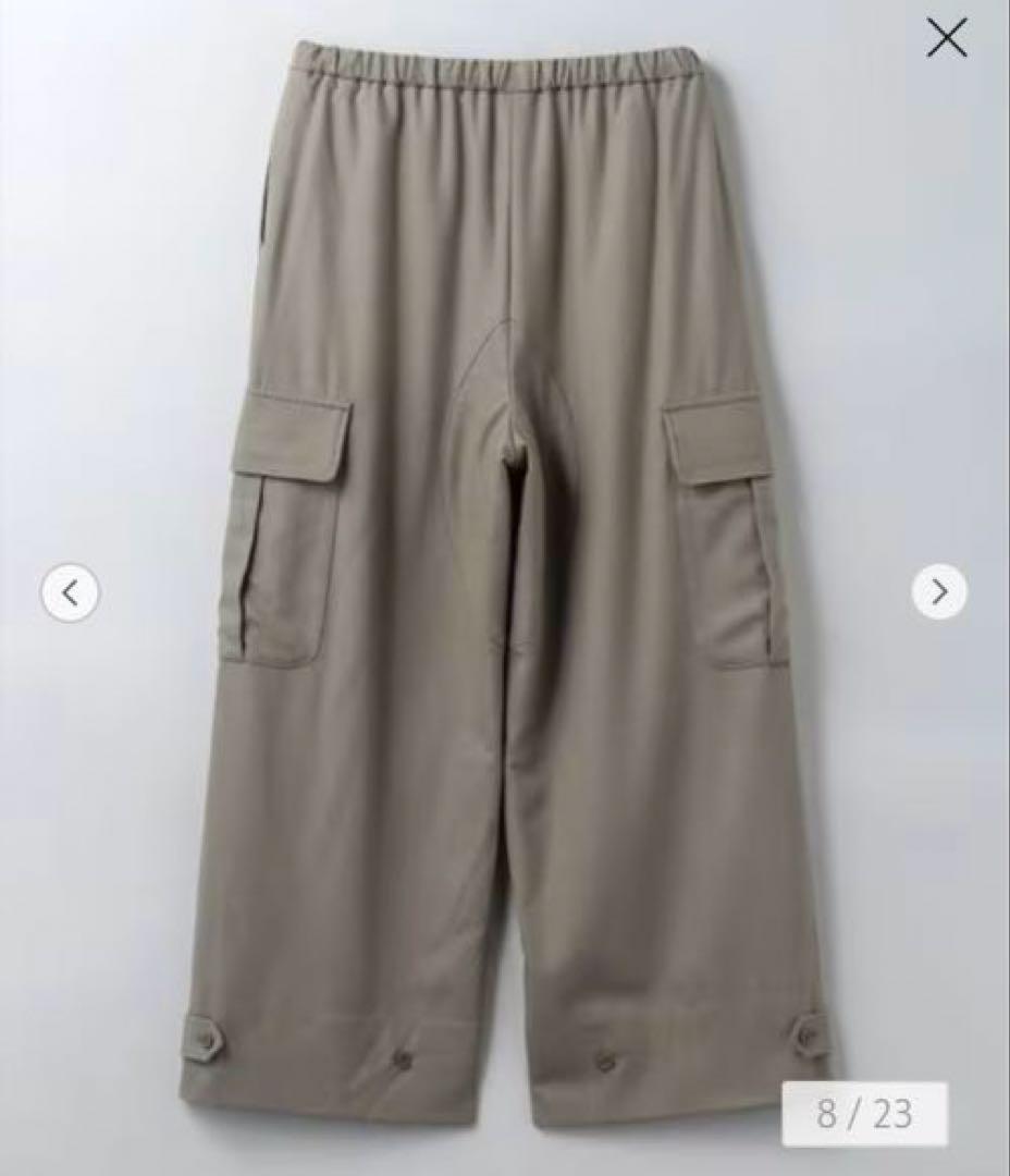 ＜6(ROKU)＞ワーク パンツ ベージュ