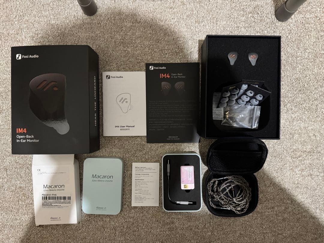 Fosi Audio IM4有線イヤホン 、ibasso ポータブルDAC 付き