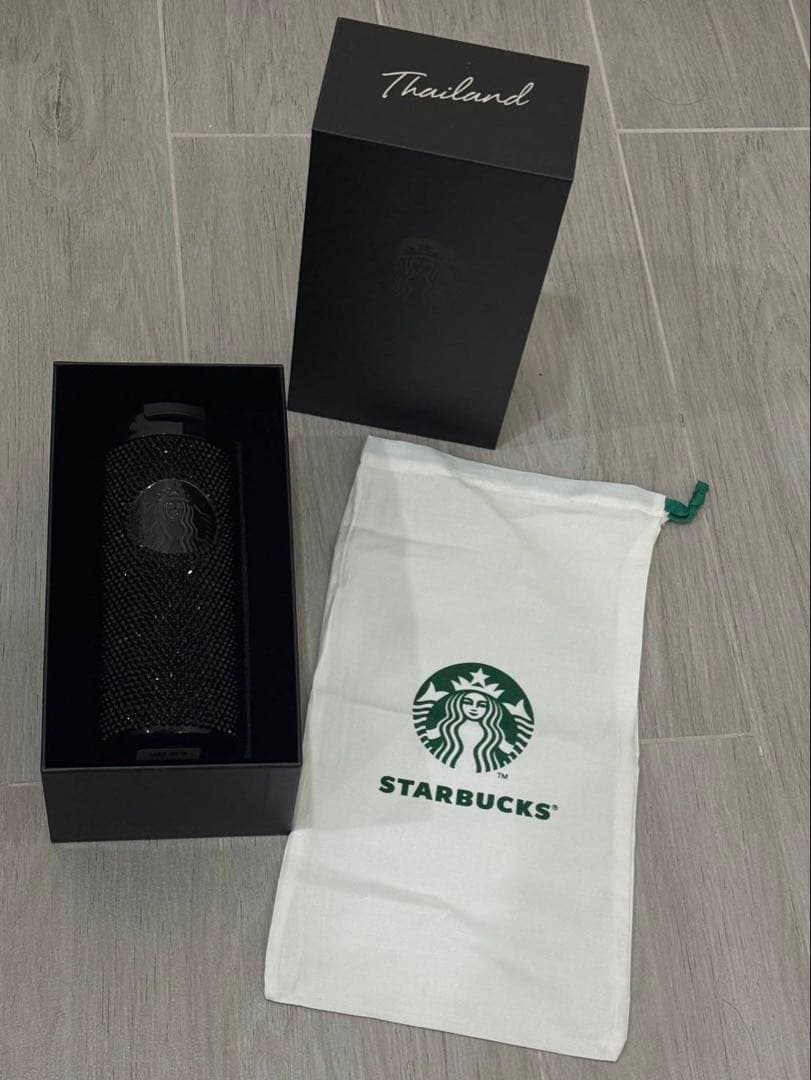 希少 スターバックス　タイ限定ラインストーンタンブラー