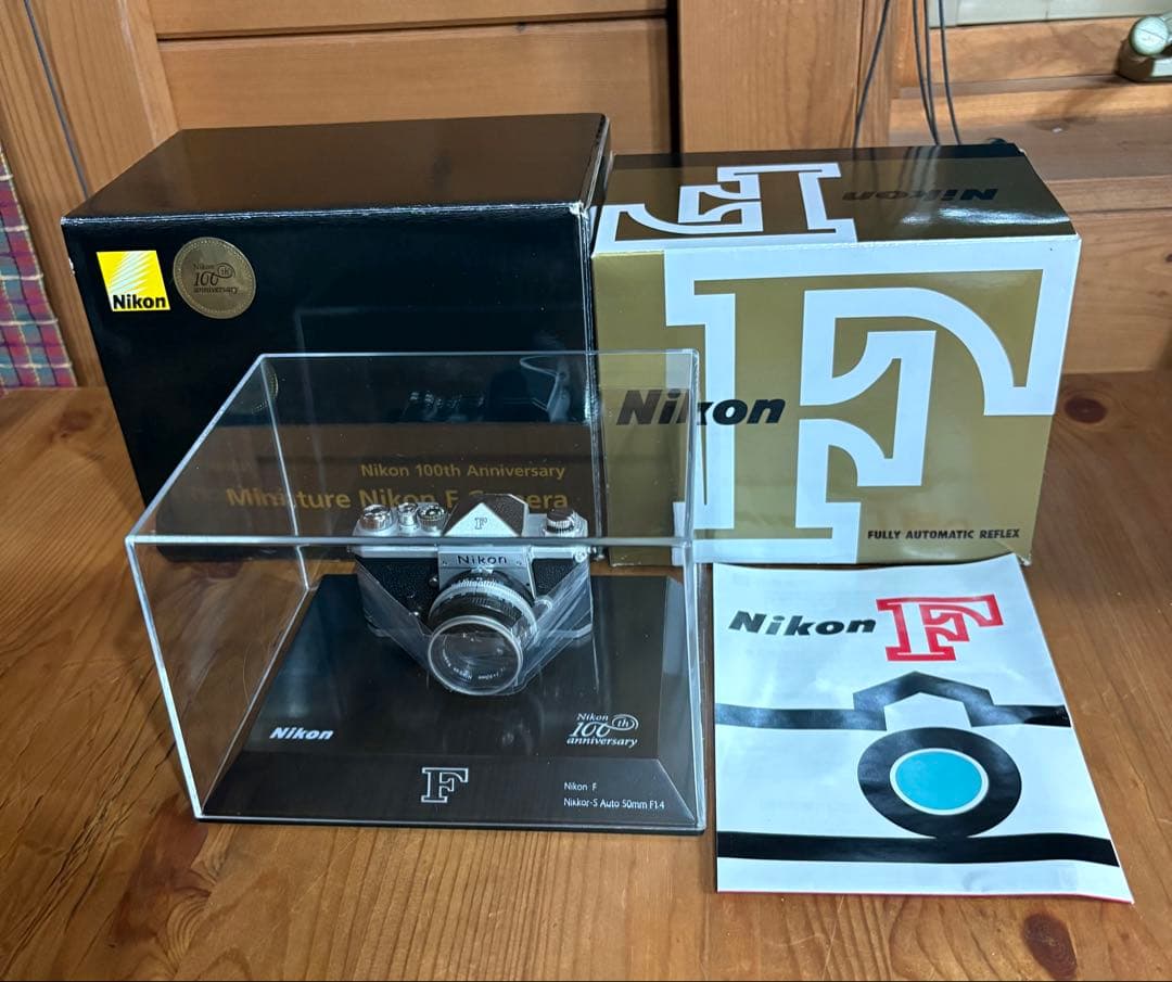 【未使用】Nikon 100周年記念 ニコンFミニチュアカメラ S=1/2