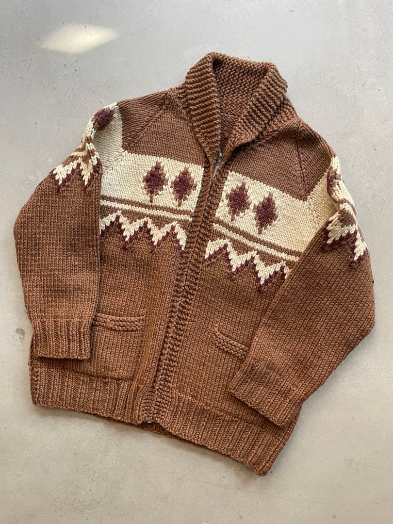 70S UNKNOWN cowichan sweater カウチン