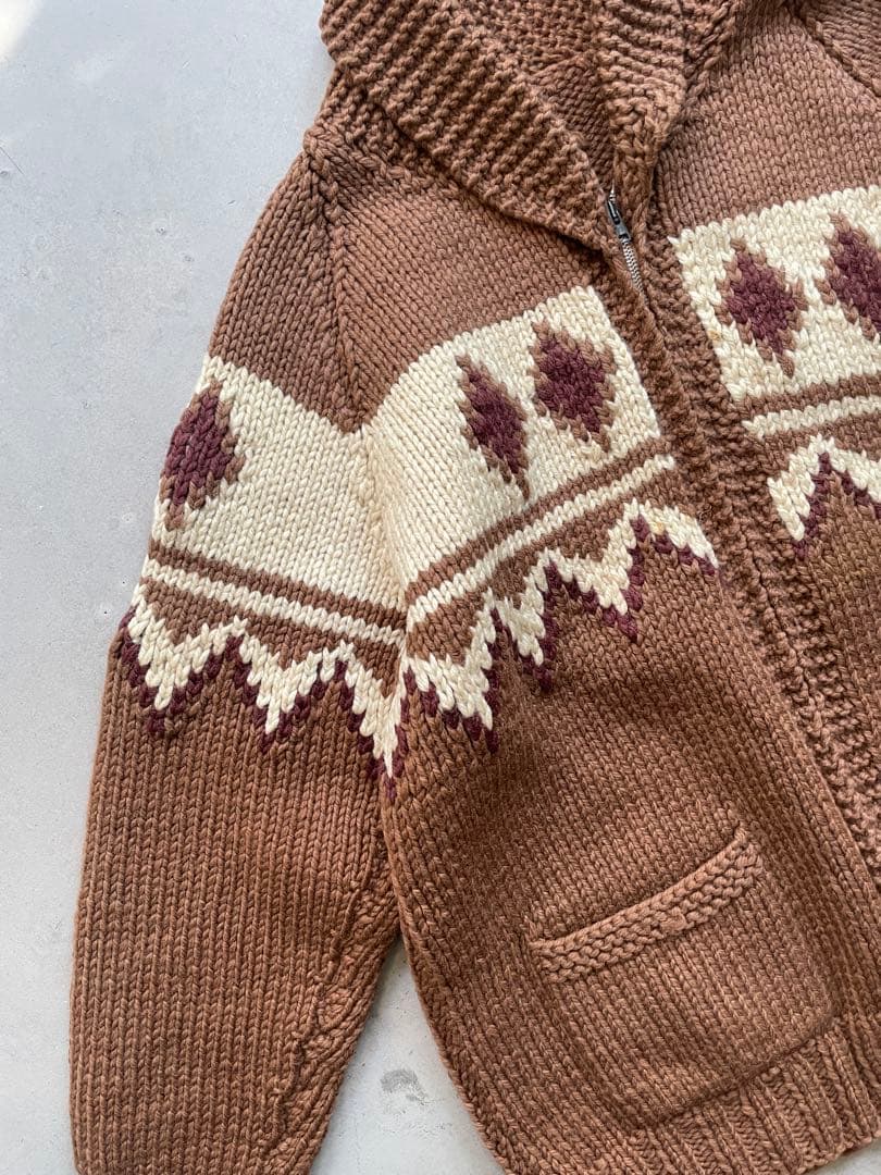 70S UNKNOWN cowichan sweater カウチン