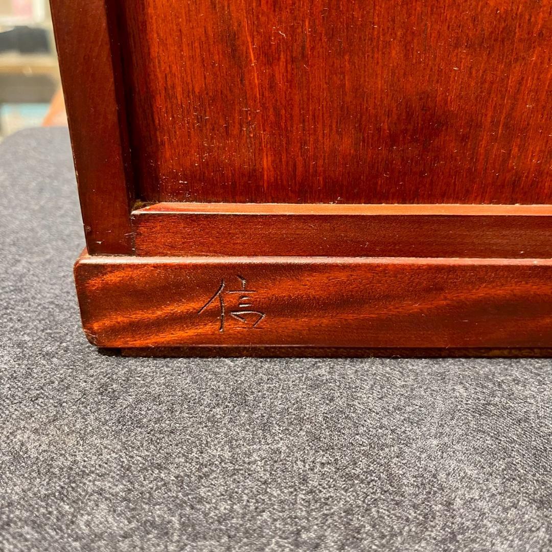 【希少】松本民芸家具 小引出し 内部状態良好 凸面小抽出 ミズメザクラ 無垢