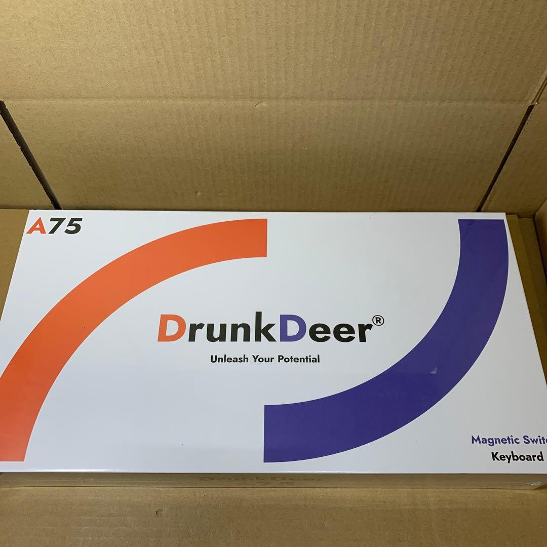 新品未開封　DrunkDeer A75 ラピッドトリガー キーボード ホワイト