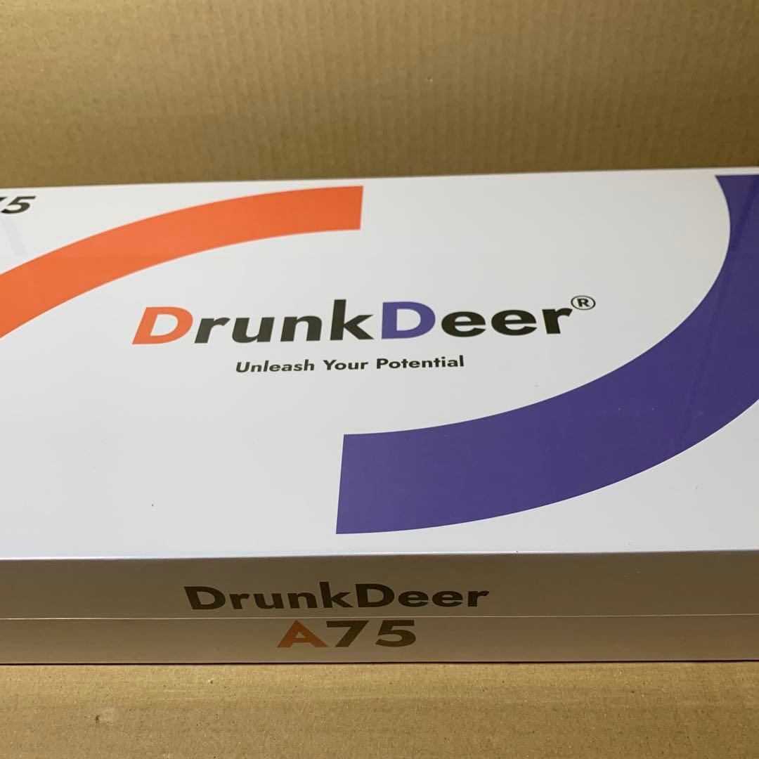 新品未開封　DrunkDeer A75 ラピッドトリガー キーボード ホワイト
