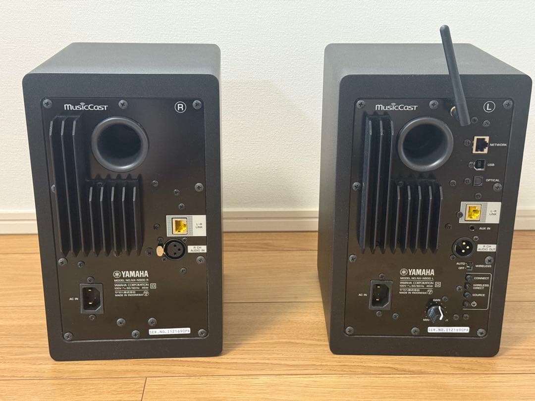 YAMAHA ネットワーク・パワード モニター スピーカー NX-N500(B)