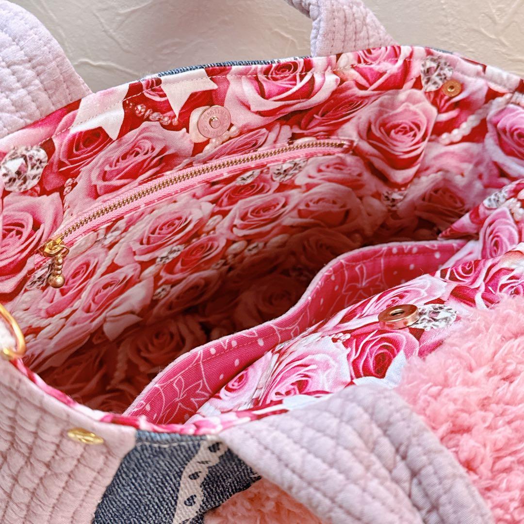 あ*き様 コヤンイサムチョン♡bigうさぎルミちゃんの形が変わるヌビトートバッグ