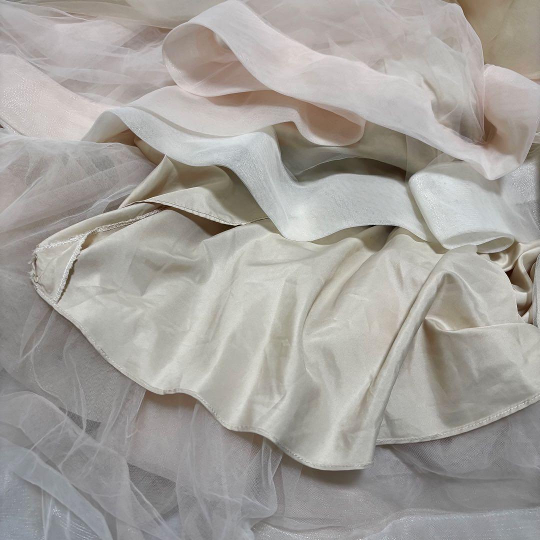 Vera Wang ベラウォン ブラッシュフリル ウエディングドレス グラデ