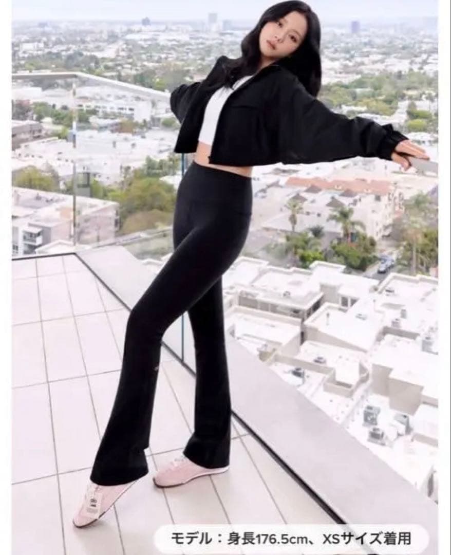 Alo yoga Airbrush ハイウエスト 7/8 ブーツカット レギンス