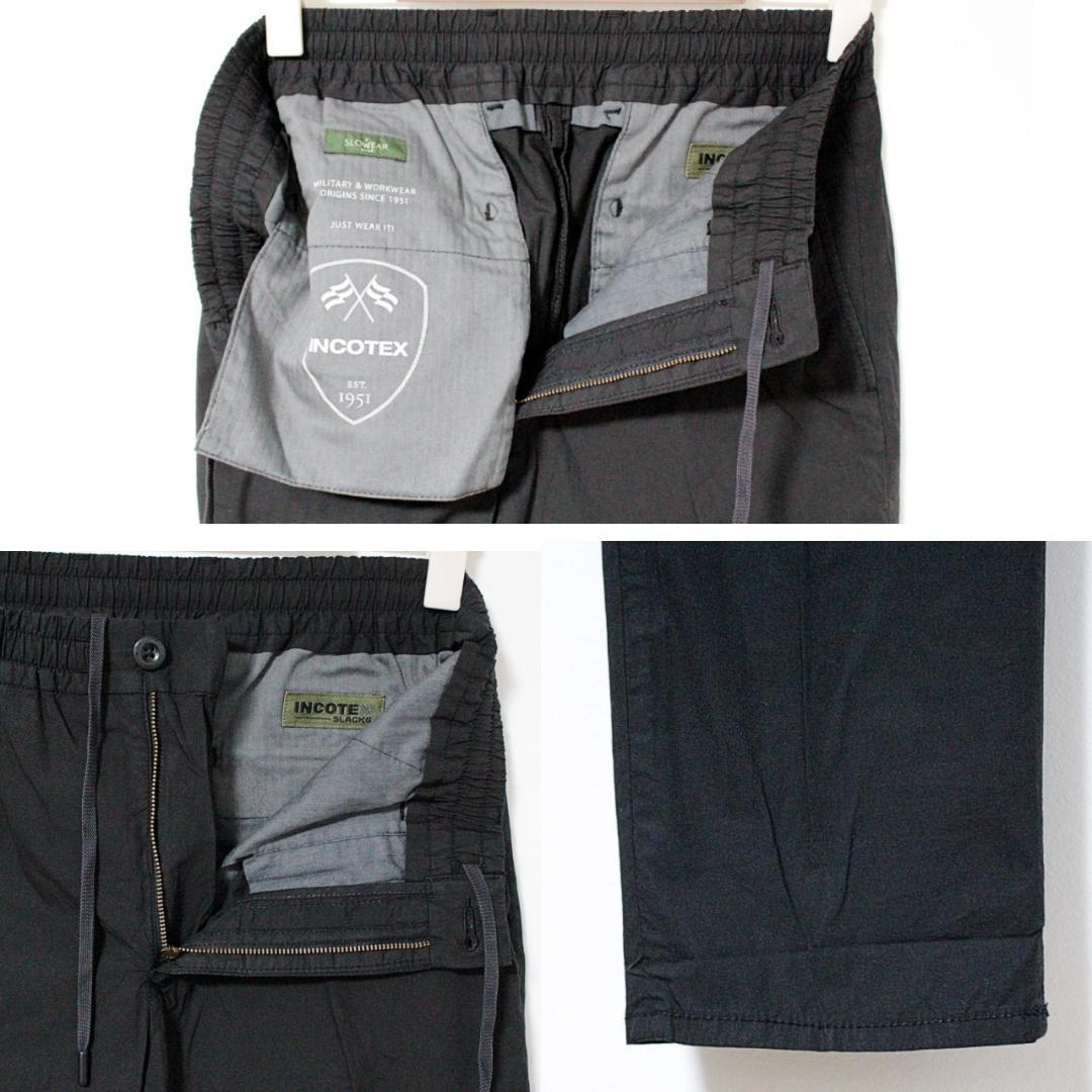 新品 インコテックス ストレッチスリム イージーパンツ S-M（W72‐76）