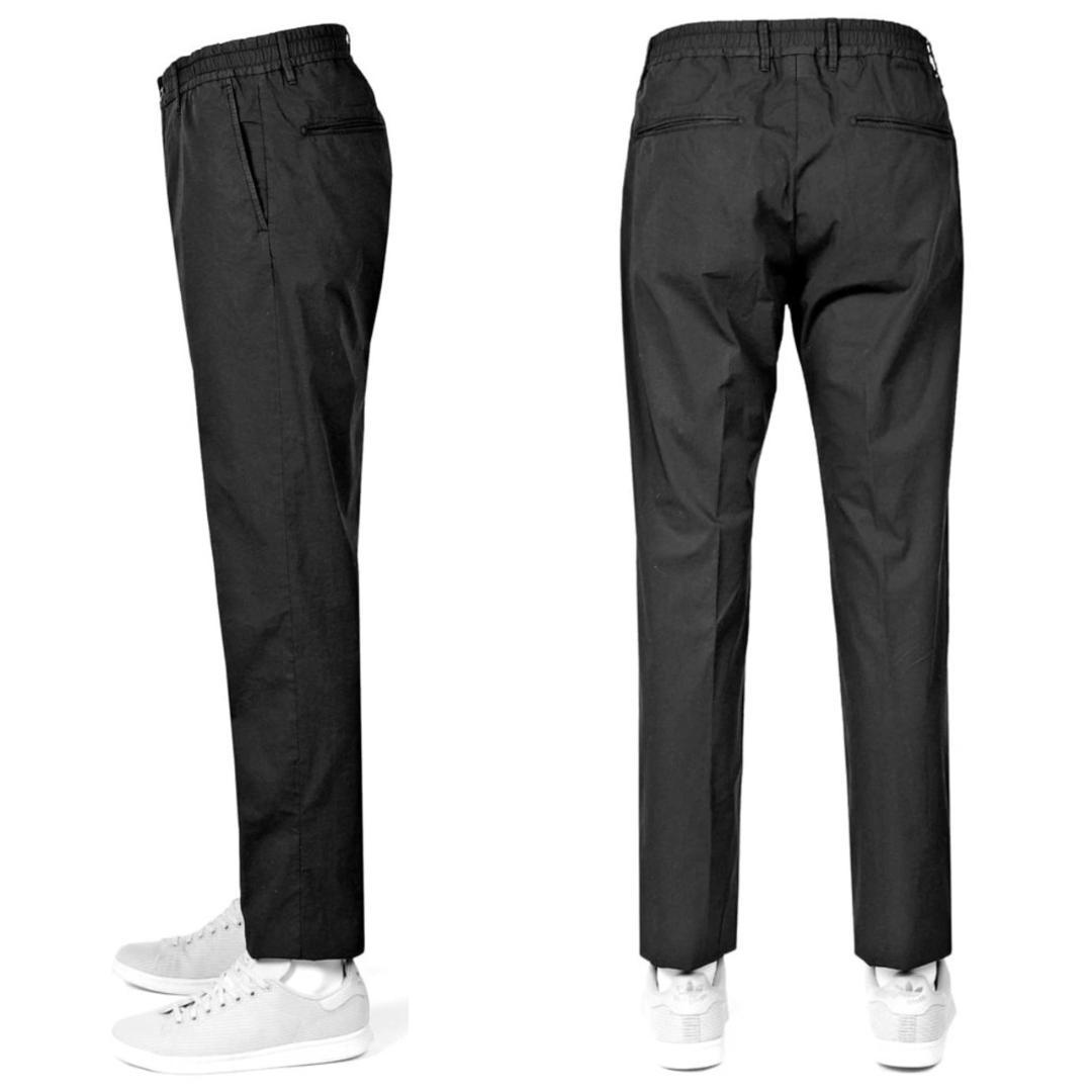 新品 インコテックス ストレッチスリム イージーパンツ S-M（W72‐76）