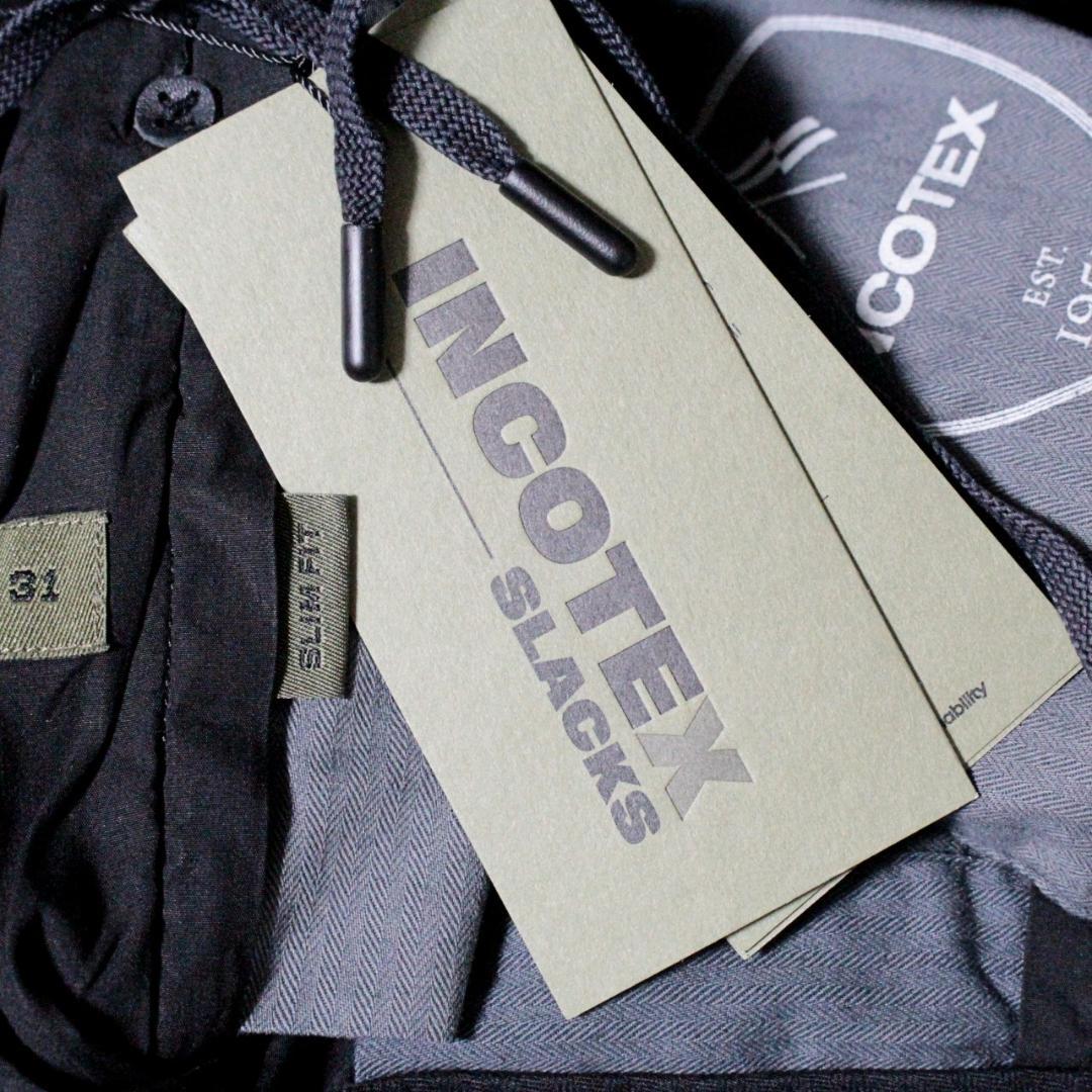 新品 インコテックス ストレッチスリム イージーパンツ S-M（W72‐76）